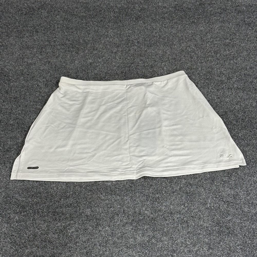 Fila Skirt Womens Large White Pianella Performa Performance Athletic New Tags